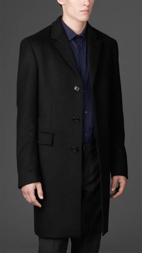 burberry long wool jacket men.